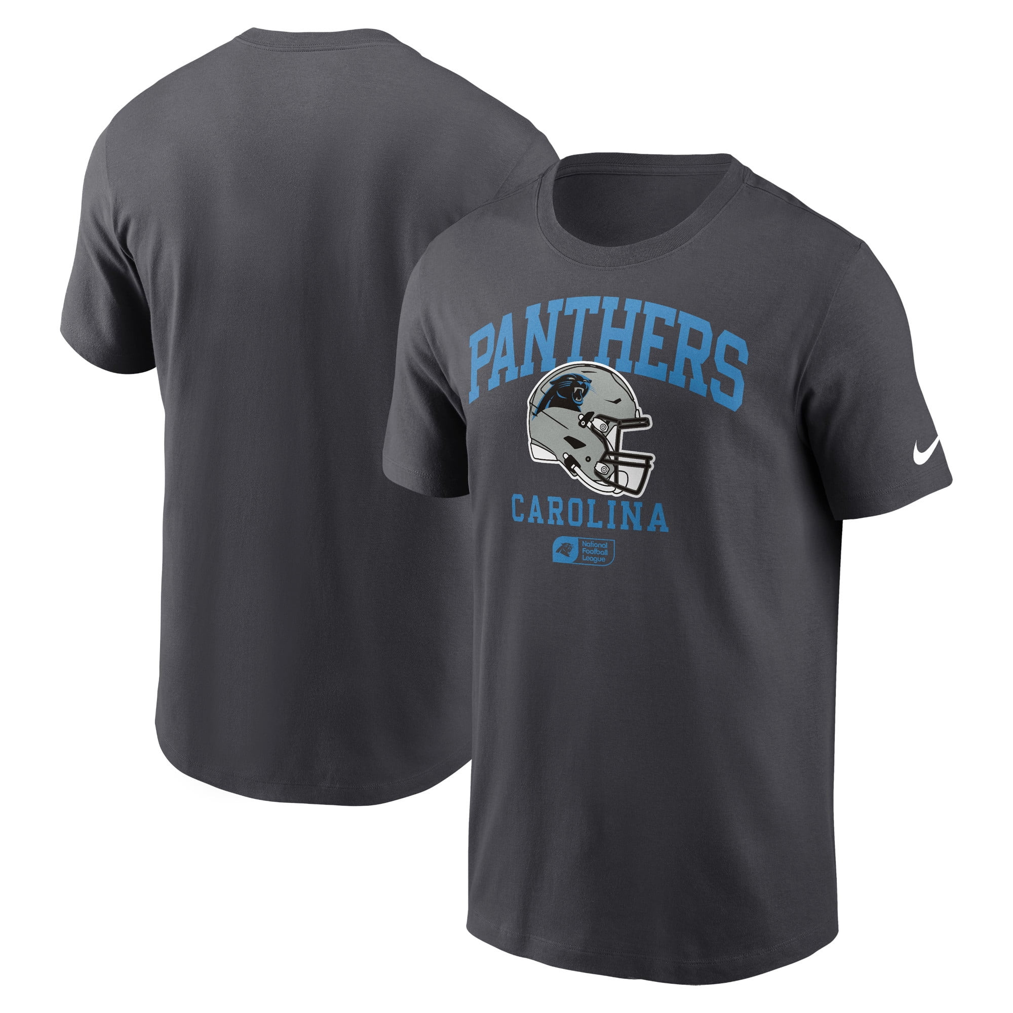 Men 2025 NFL Carolina Panthers Grey T shirts->nfl t-shirts->Sports Accessory